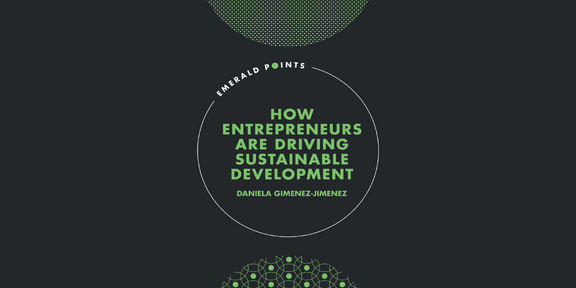 Book Cover "How Entrepreneurs are Driving Sustainable Development"